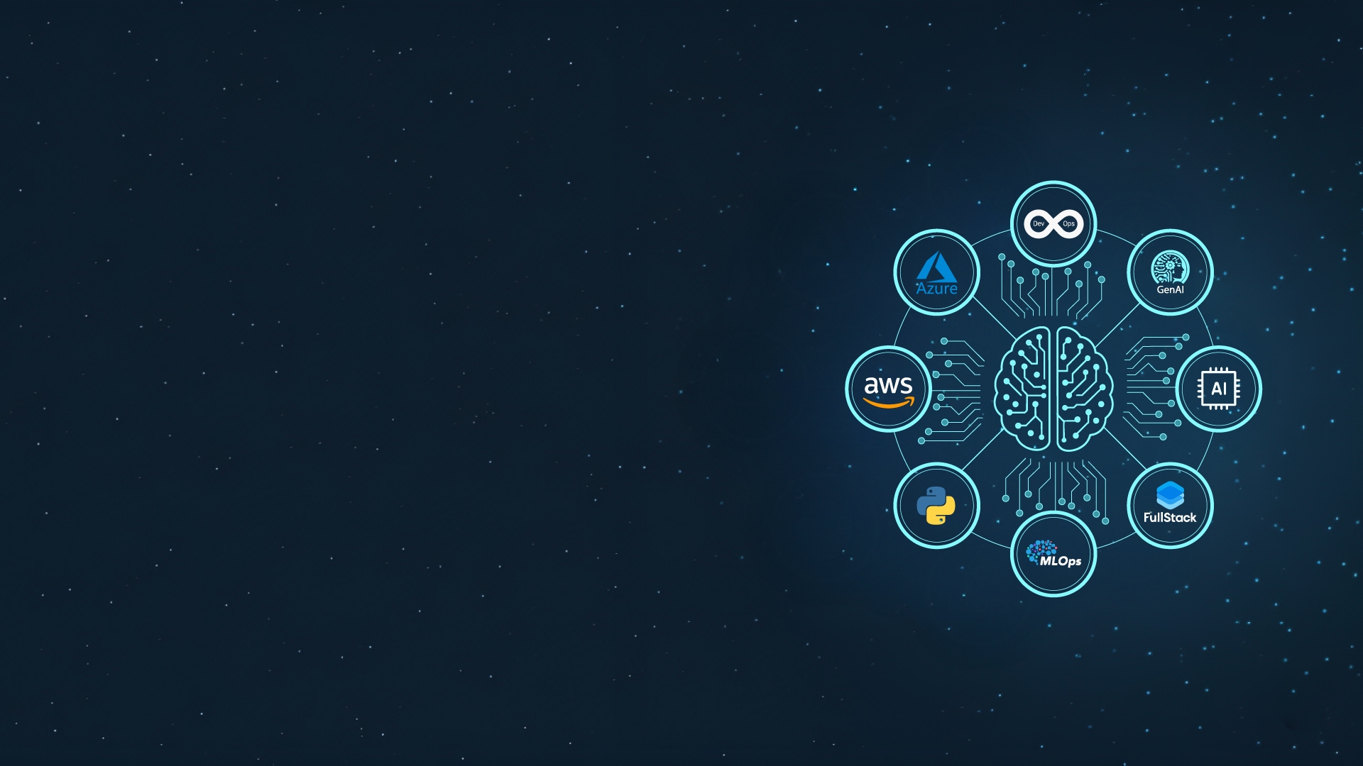 Banner with Tech Circle